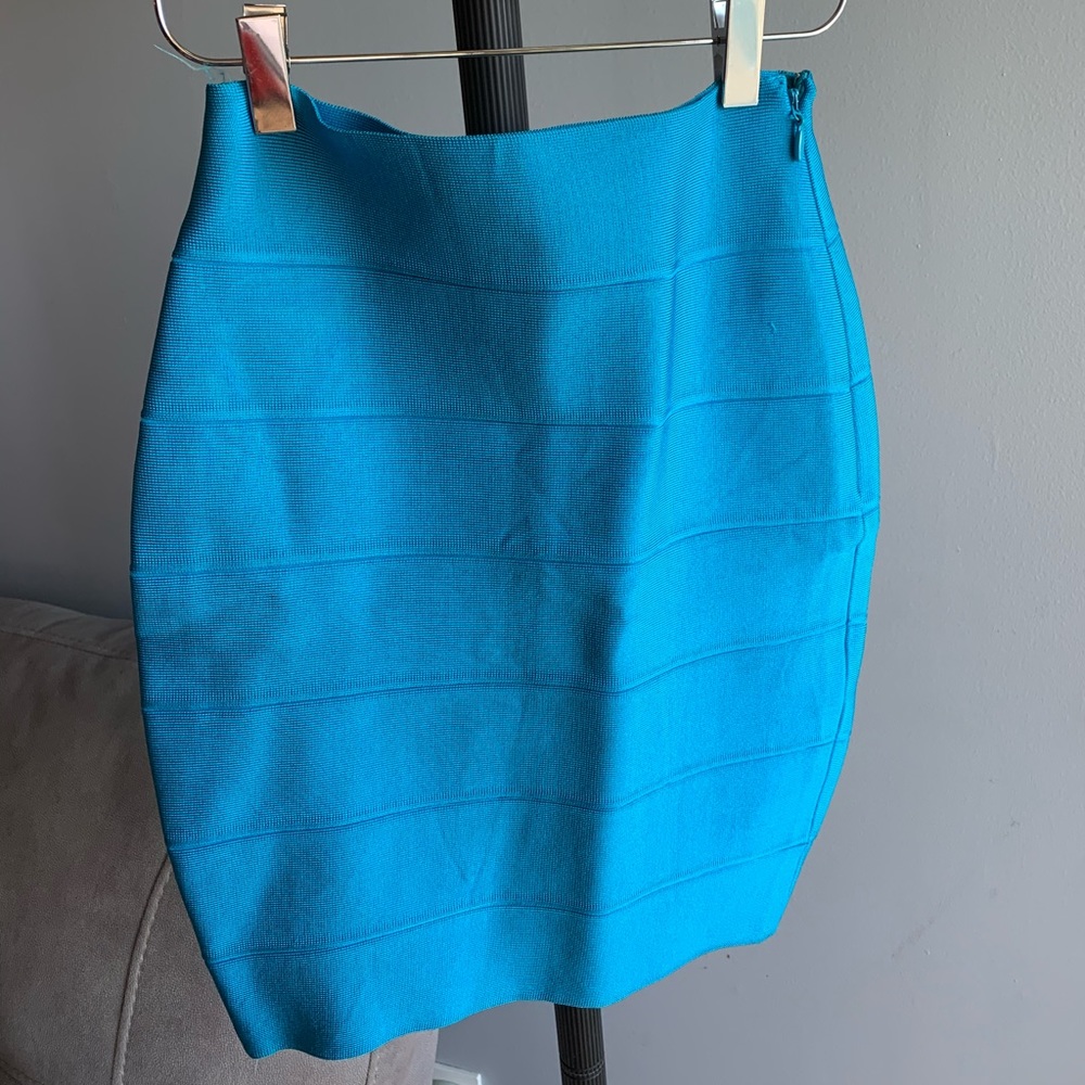 Blue skirt